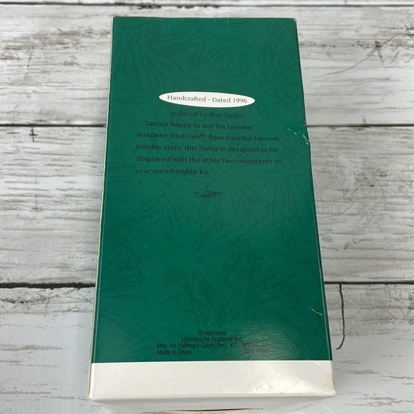 HALLMARK SANTA 1996 vintage ornament - Picture 3 of 6